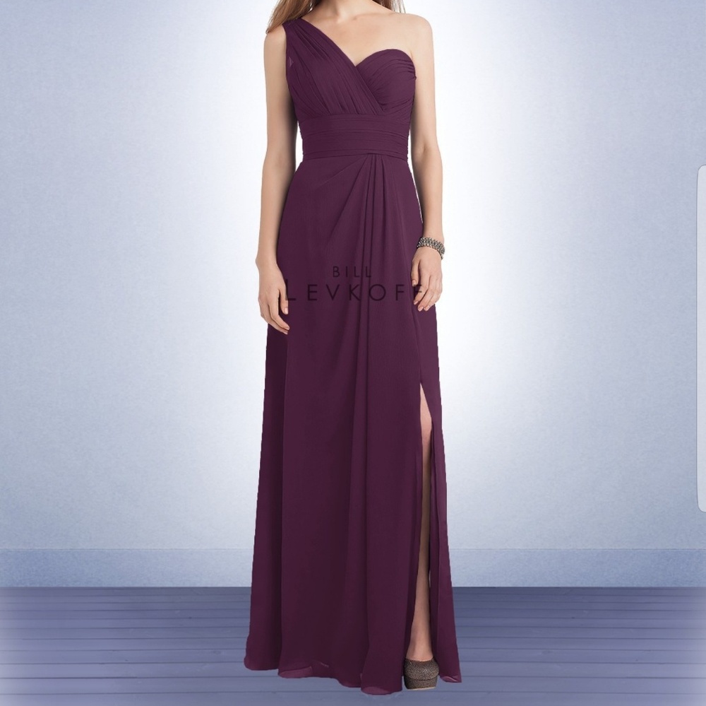 Bill Levkoff one shoulder maxi